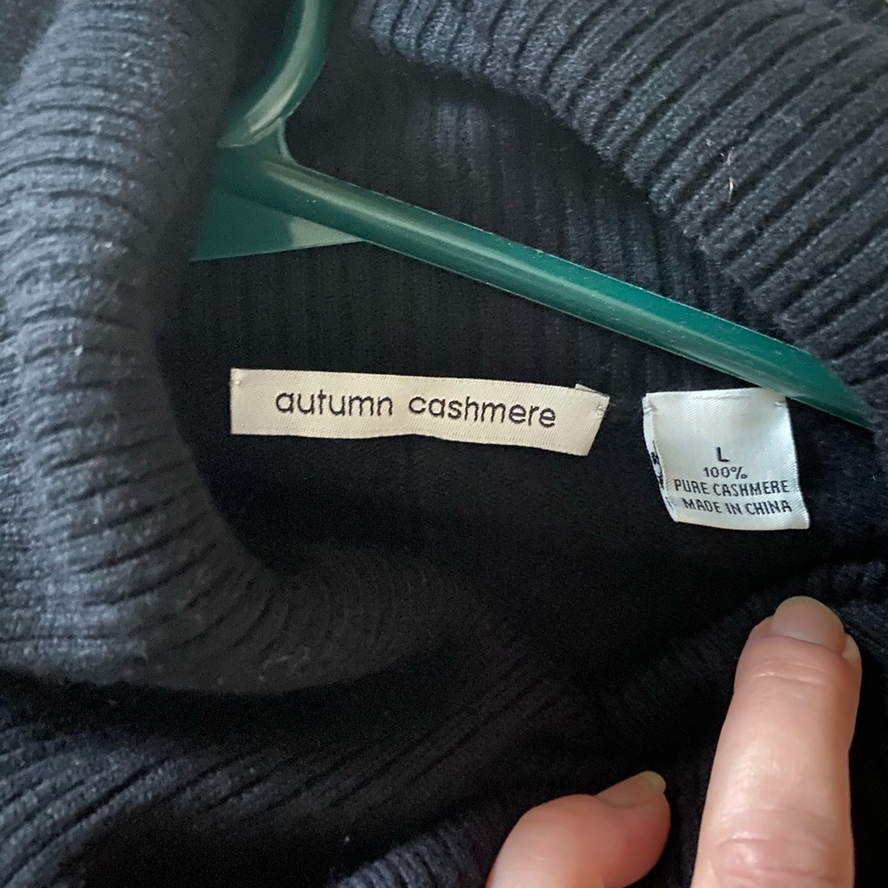 Autumn Cashmere sleeveless dolman cashmere sweater